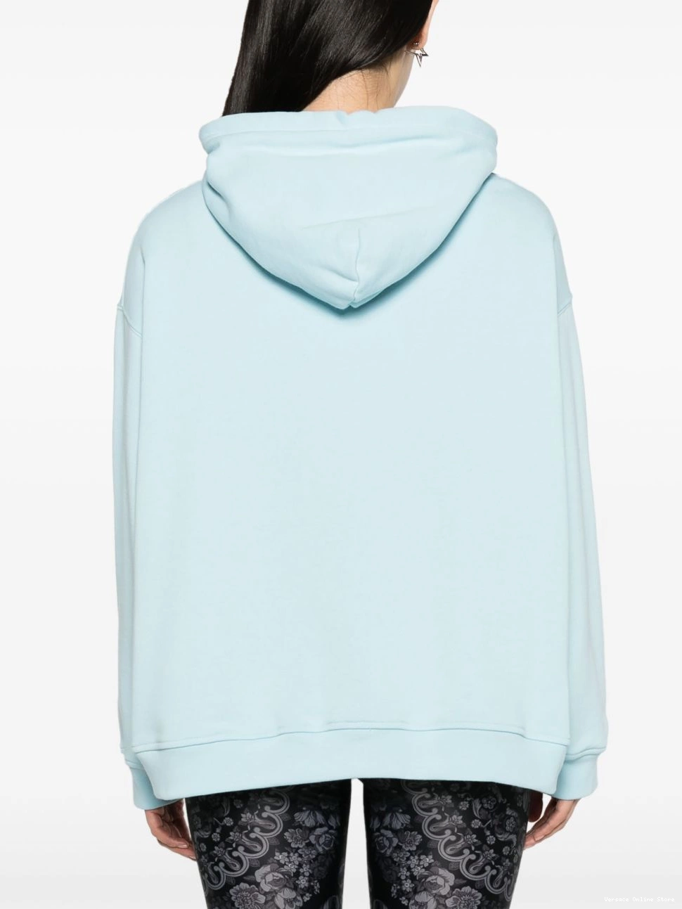 Cheap Women 1978 hoodie logo-embroidered Re-Edition Versace 0726